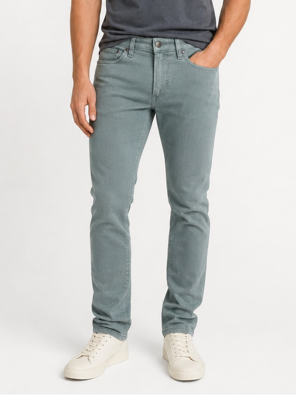 Express Men’s Super Skinny Stretch Jeans Sage Green 32x30 NWOT